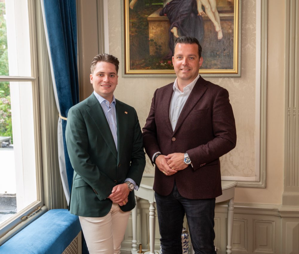 Roy Martin and Rick de Kroon, founders of Wealthy Whisky Society